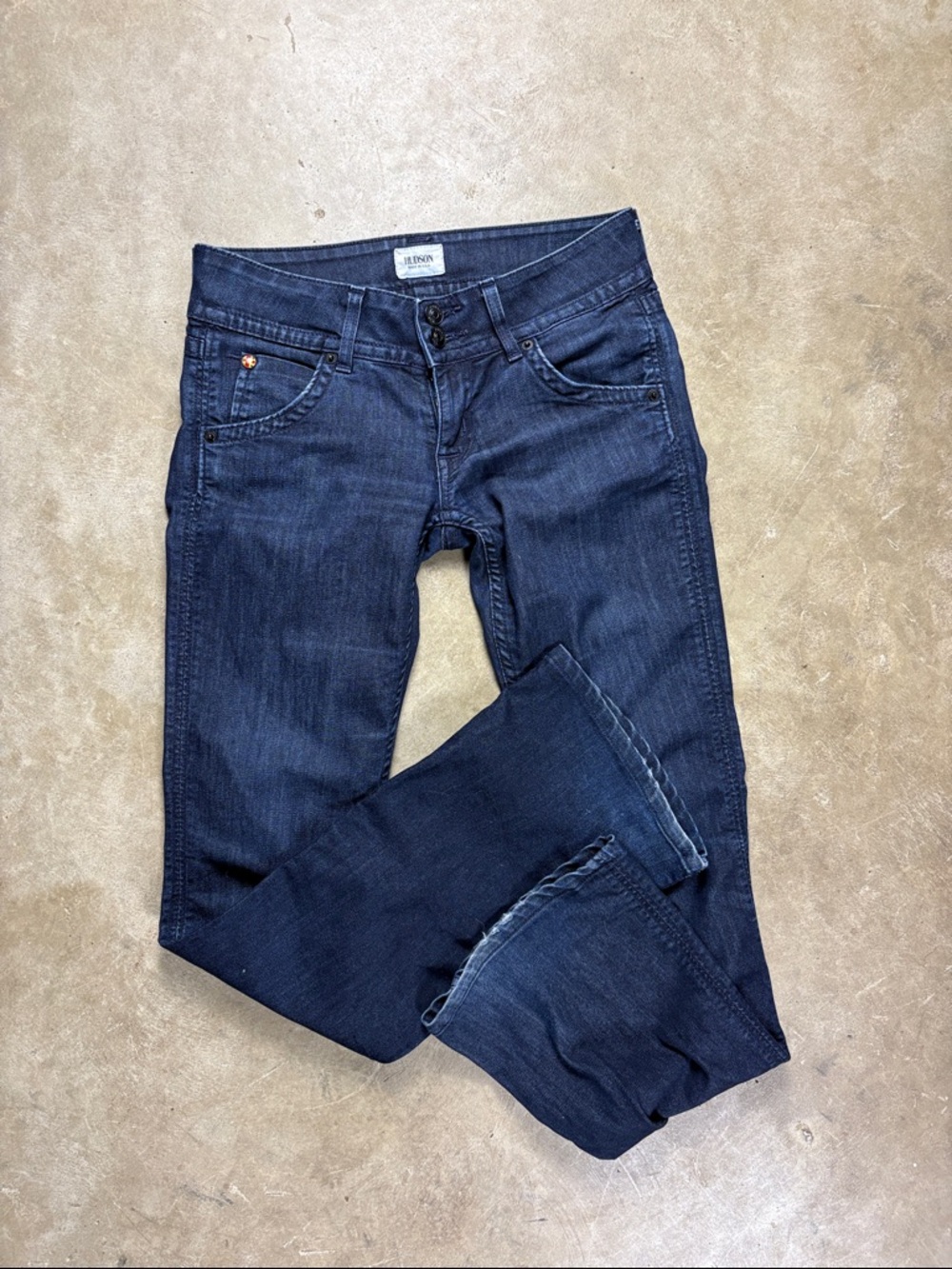 Hudson Jeans Dark Blue Flare Jeans Size 25